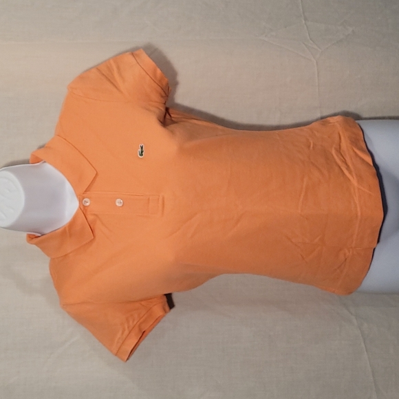 Lacoste LACOSTE Short Sleeve Polo Shirt Size 4 Men's M cotton Purple type blue-purple Vintage Second Hand